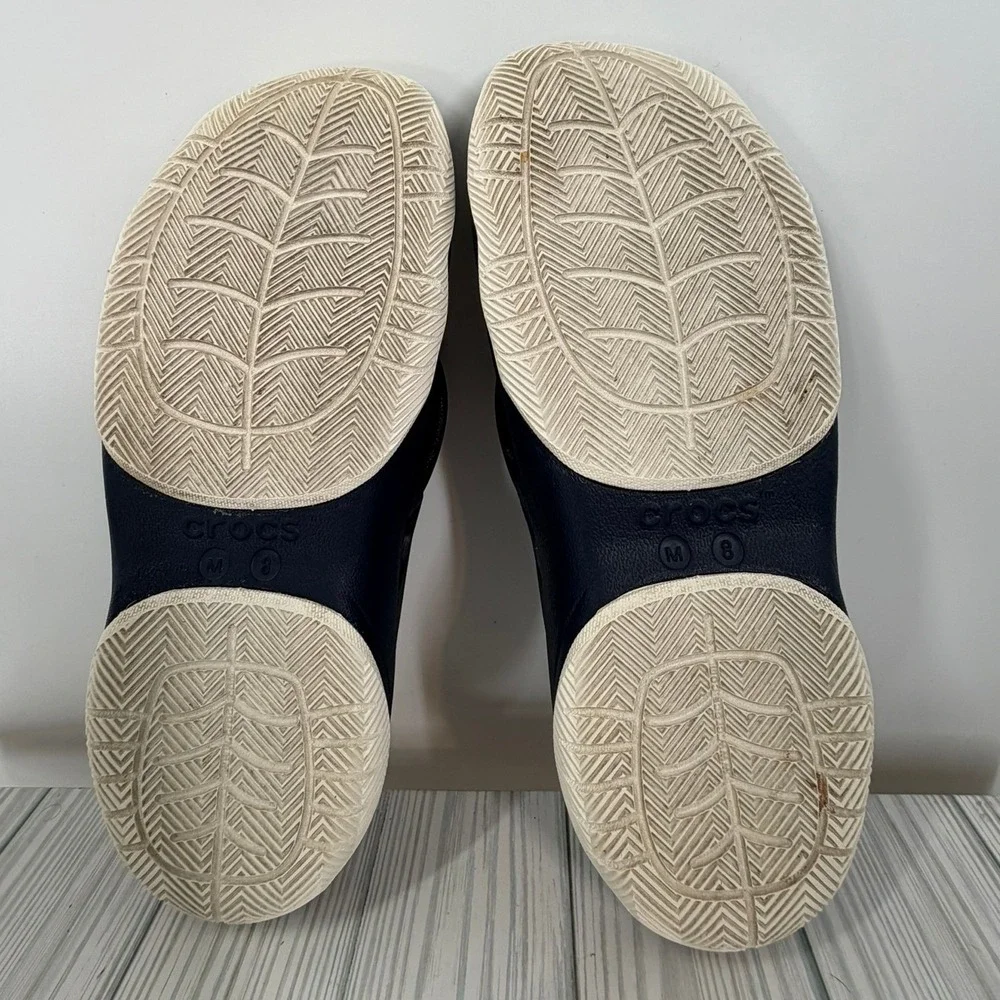 Crocs Classic All Terrain Iconic Comfort Flip Flop In Blue Men's Size 8